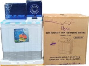 Roch Semi Automatic Twin Tub Washing Machine 14kg RWM-14TT-J(W) – Durable & Affordable