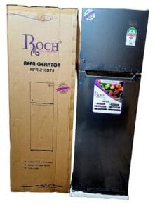 Roch 170L Fridge Model RFR-210-DT-1 Double Door Silver – Compact & Stylish