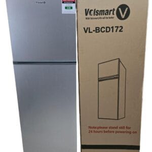 Volsmart 172L Double Door Fridge Silver