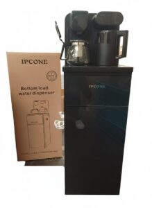Reliable Black IPCONE A1C Hot & Cold Bottom Load Water Dispenser – Stainless Steel Tank + 2 Free Kettles
