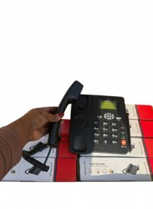 Reliable GSM 6588 Dual SIM Desk Phone – Quadband, FM Radio, Voice & SMS